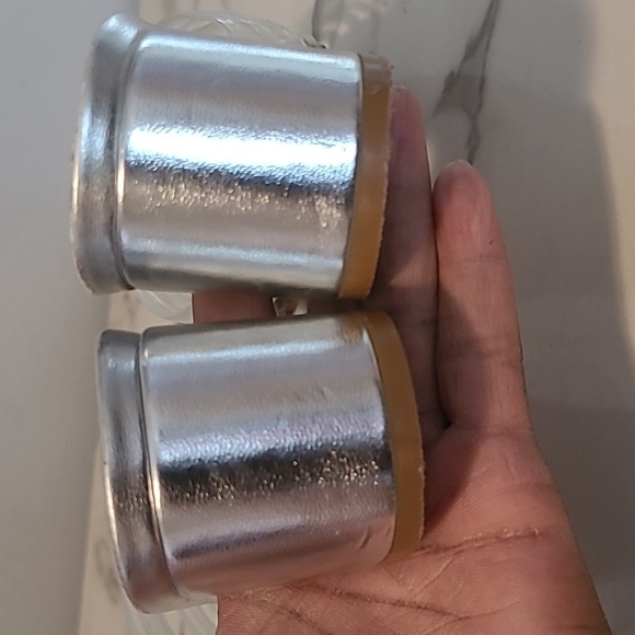 Raye Lyric Revolve Women's 9.5 Metallic Silver and Clear Strappy Heeled Sandals - Picture 7 of 11